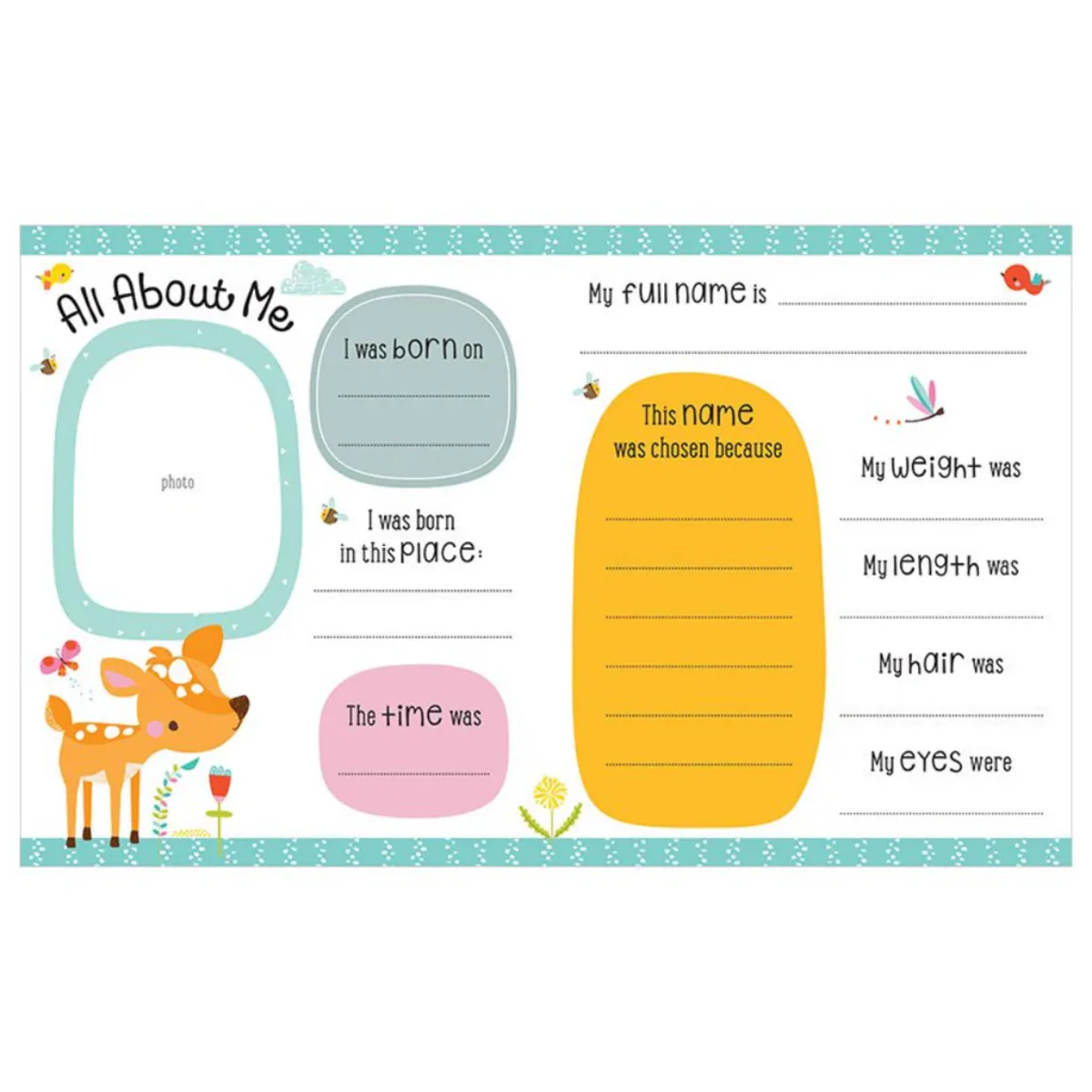 MY BABY RECORD BOOK PARA REGISTRAR LOS RECUERDOS MÁS IMPORTANTES - Imagen 3