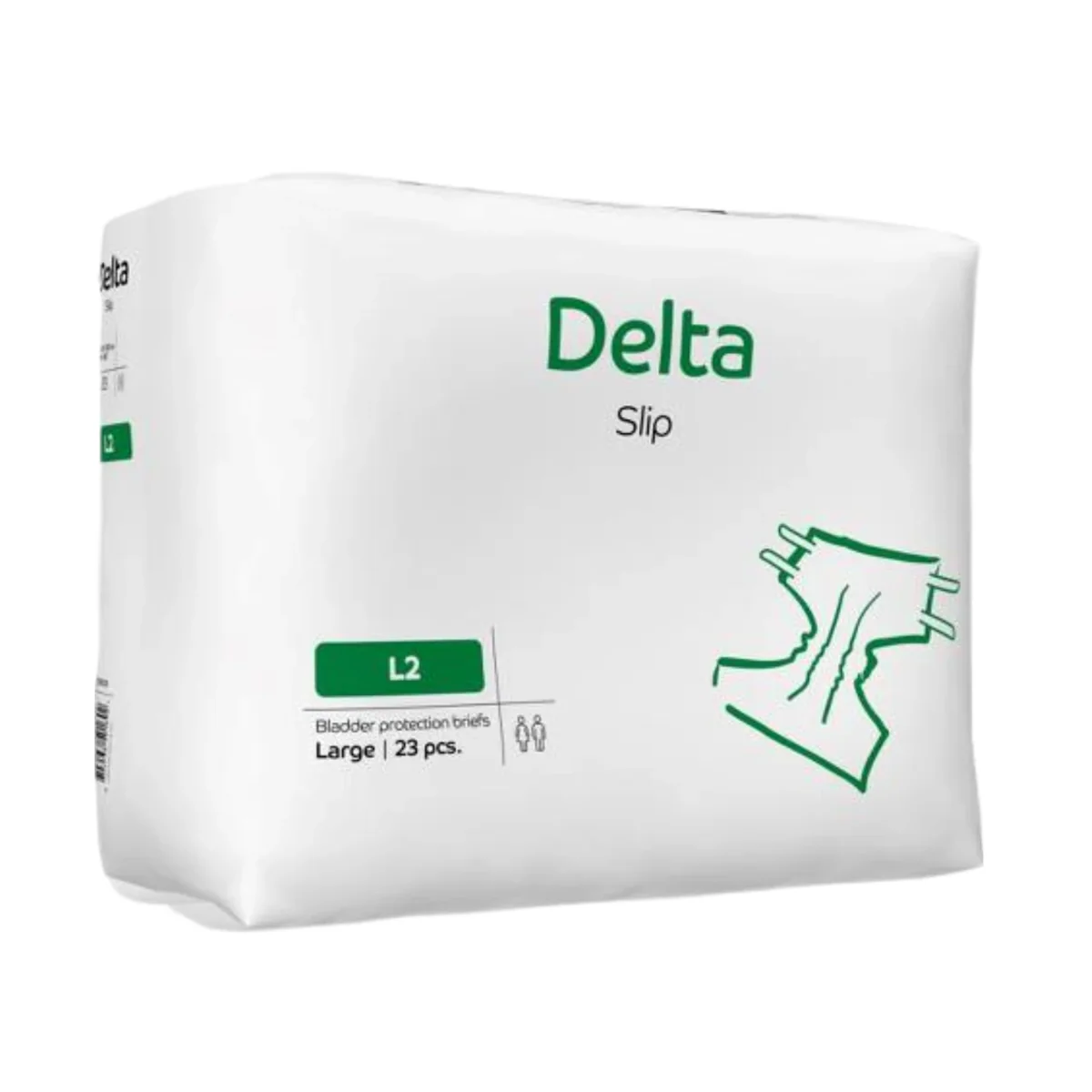 PAÑAL ANATÓMICO DELTA SLIP ABENA L2 23 Unidades - Imagen 2