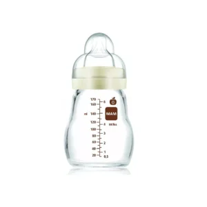 MAMADERA 170 ML VIDRIO CREMA - MAM