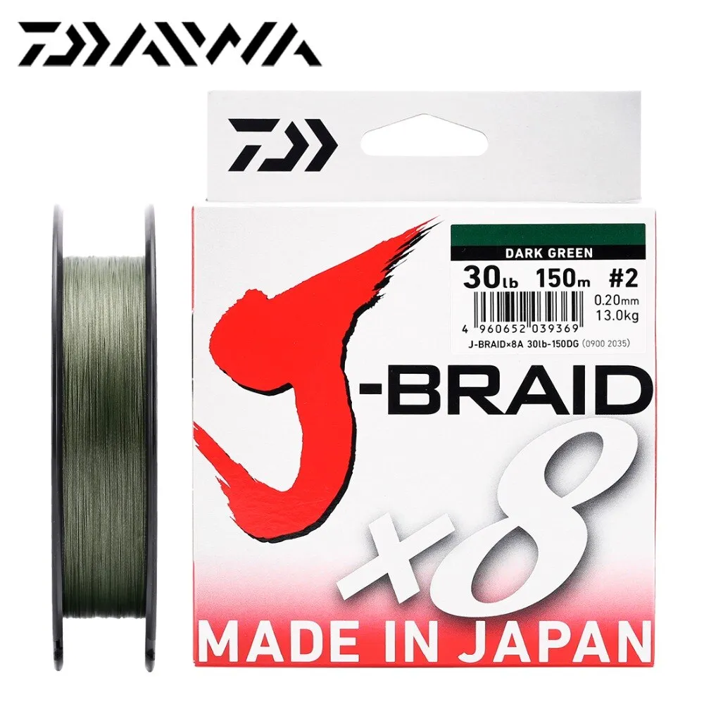 Daiwa J-Braid Dark Green 150m
