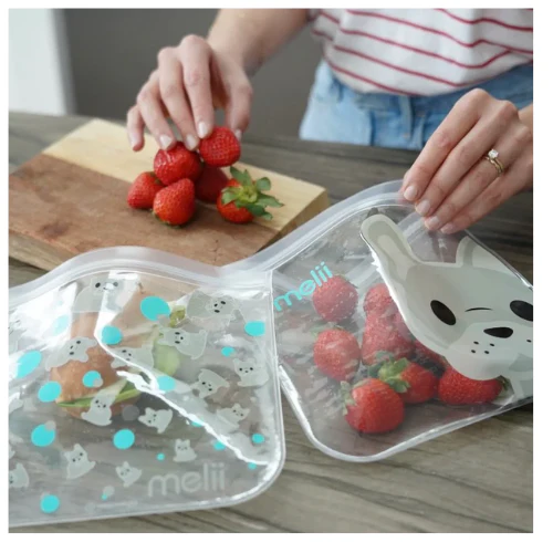 BOLSAS PARA SNACKS REUTILIZABLES BULLDOG TIBURON - MELII - Imagen 3