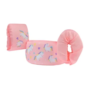 FLOTADORES CON ALITAS ROSA GREEN DOLPHIN