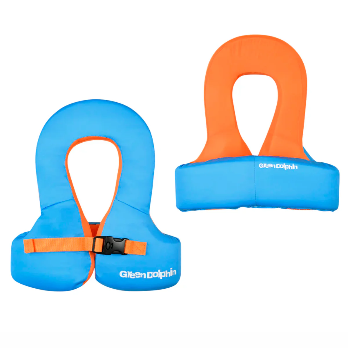 CHALECO FLOTADOR INFANTIL GREEN LOCK CELESTE 19 a 30 kg. - GREEN DOLPHIN - Imagen 4