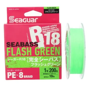 Seaguar Seabass Flash Green R18 PE X8 200M
