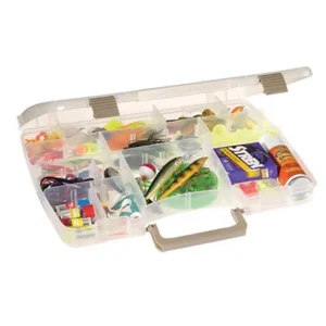 Plano caja de plástico conectable larga