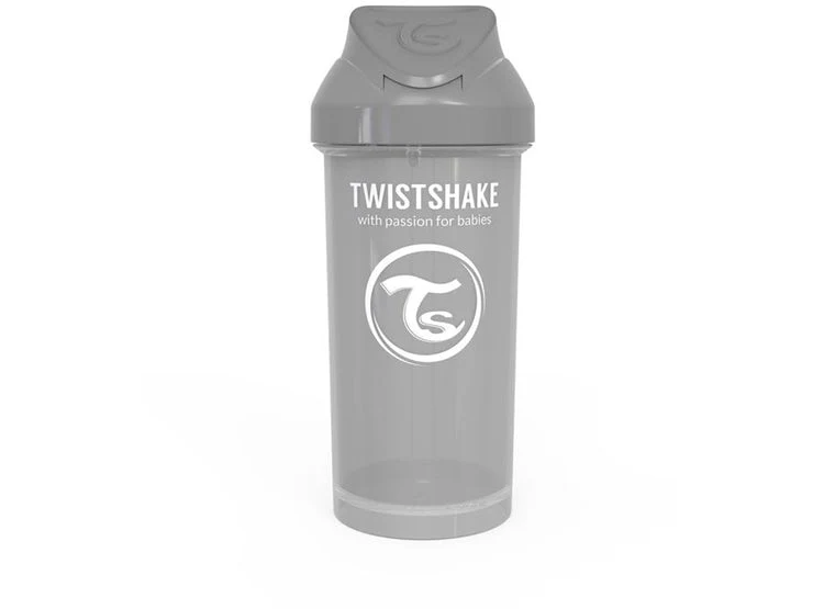 VASO CON BOMBILLAS GRIS 360ML - TWISTSHAKE - Imagen 2
