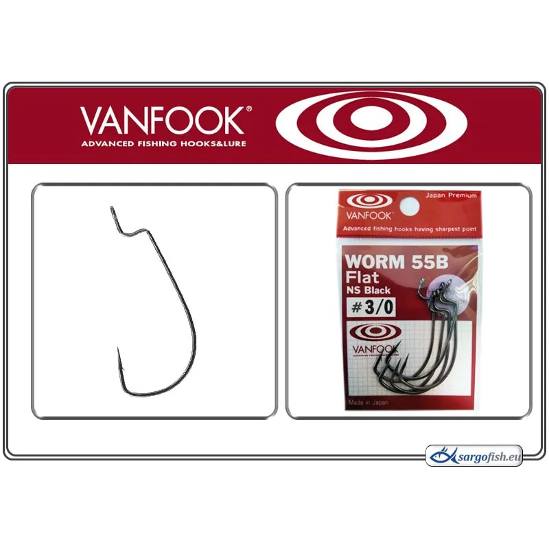 Vanfook Worm 55B Flat Ns Black