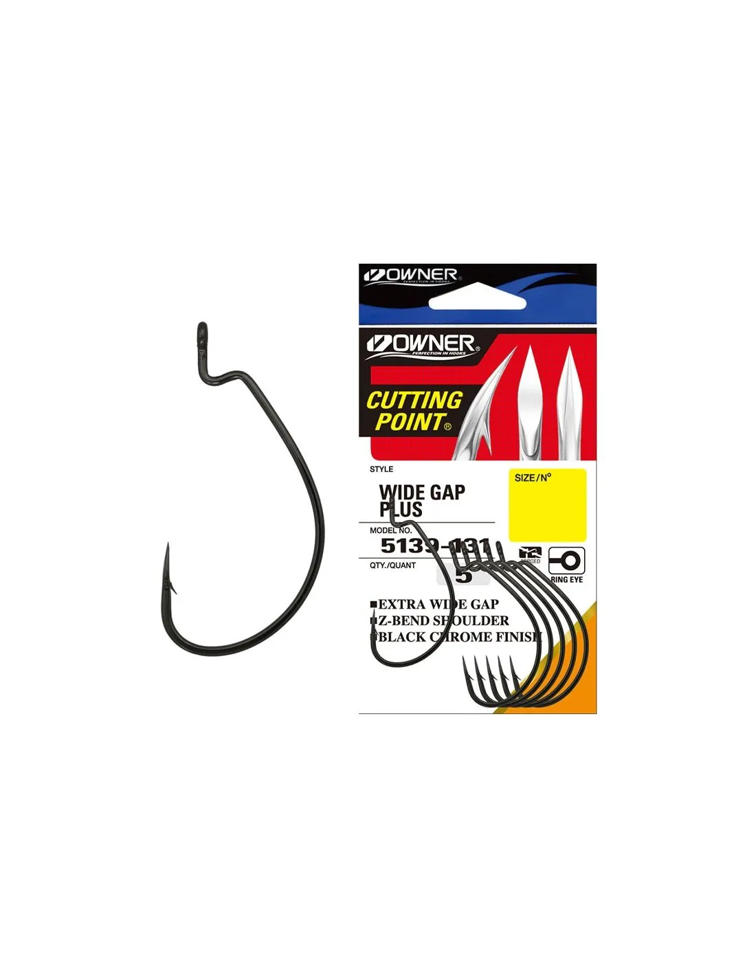 5139 Anzuelo Owner Wide Gap Plus - Imagen 2