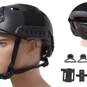 Casco Fast Pj Negro Ajustable Emerson