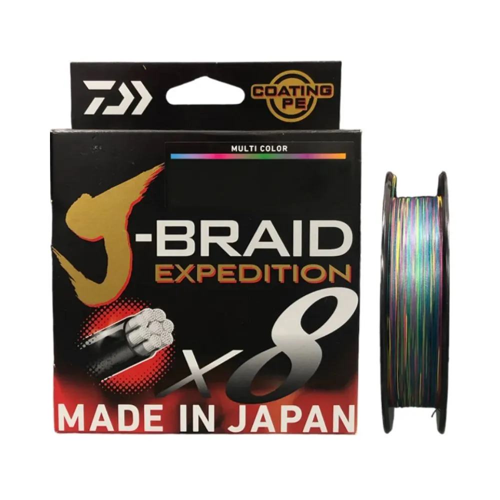 Daiwa Tresse J-Braid Expedition x8 Multicolor- 150m - Imagen 3