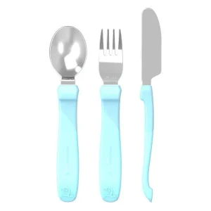 SERVICIO DE ACERO INOX AZUL PASTEL 3 PZAS - TWISTSHAKE